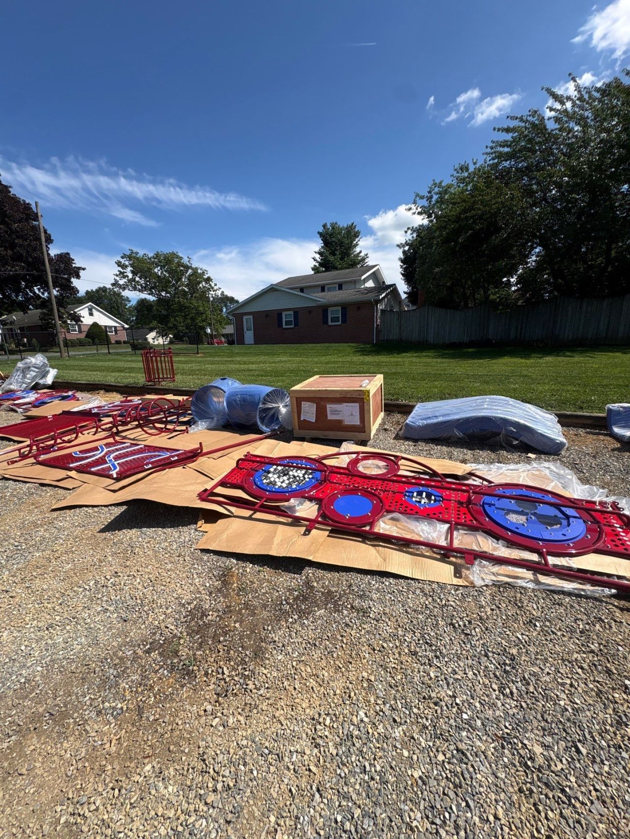 limerick-playground-components-staged-for-installation